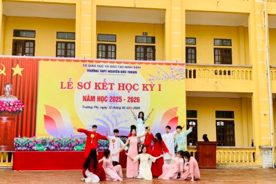 LỄ SƠ KẾT HỌC KÌ I NĂM HỌC 2025 – 2026 VÀ TRAO GIẢI “HỘI XUÂN” 2026