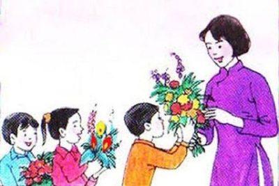 Tác phẩm đạt giải nhất cuộc thi “thầy cô trong mắt em”- lớp 10A4, trường THPT Nguyễn Đức Thuận