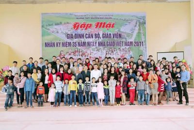 Gặp mặt gia đình cán bộ – giáo viên – nhân viên của trường