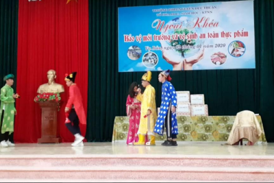 Tổ Hóa học – Sinh học – KTNN trường THPT Nguyễn Đức Thuận tổ chức sinh hoạt ngoại khóa với chủ đề “Bảo vệ môi trường và vệ sinh an toàn thực phẩm”