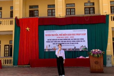 HOẠT ĐỘNG NGOẠI KHÓA: TUYÊN TRUYỀN, PHỔ BIẾN GIÁO DỤC PHÁP LUẬT NĂM HỌC 2025-2026