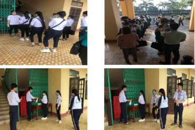 HỌC SINH TRƯỜNG THPT NGUYỄN ĐỨC THUẬN  HÀO HỨNG TRỞ LẠI HỌC TẬP SAU KHOẢNG THỜI GIAN  “NGHỈ TẾT” DÀI VÔ HẠN