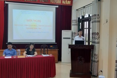 HỘI NGHỊ NHÀ GIÁO, CÁN BỘ QUẢN LÝ, NGƯỜI LAO ĐỘNG NĂM HỌC 2020-2021