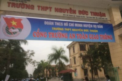 Cổng trường AN TOÀN GIAO THÔNG
